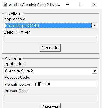 photoshop cs2 注册机