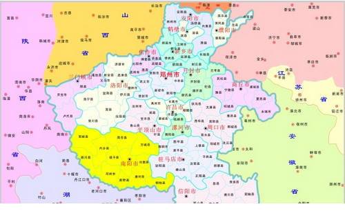 河南省地图免费版