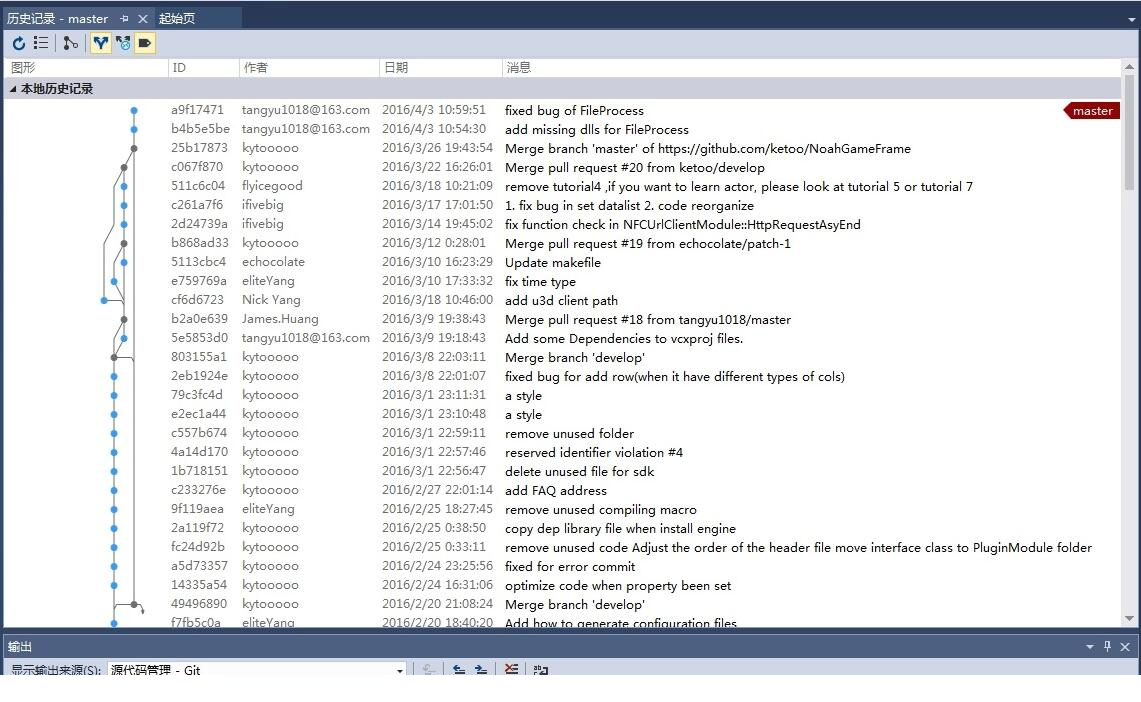 VS2015 Git 插件应用于教程