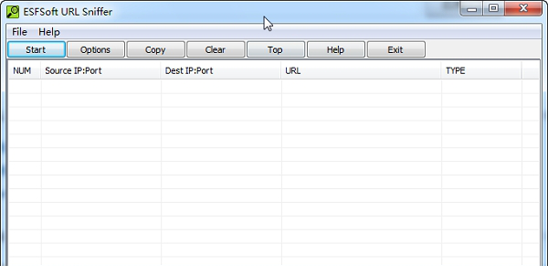 ESFSoft URL Sniffer