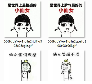 小仙女表情包