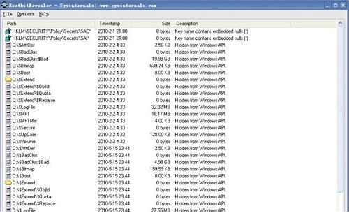 RootkitRevealer免费版
