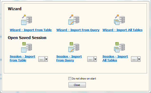 从Oracle Query To MySQL Table导入数据 - 任务窗口