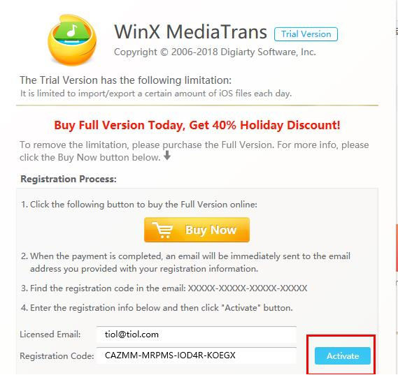 WinX MediaTrans破解版