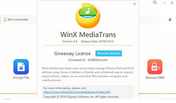 WinX MediaTrans破解版