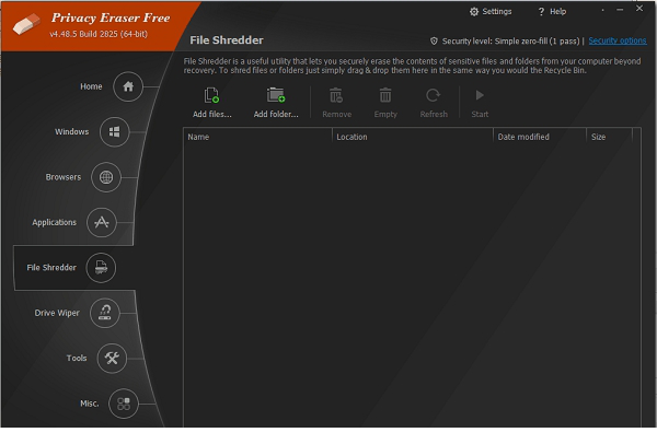 Privacy Eraser Free中文版