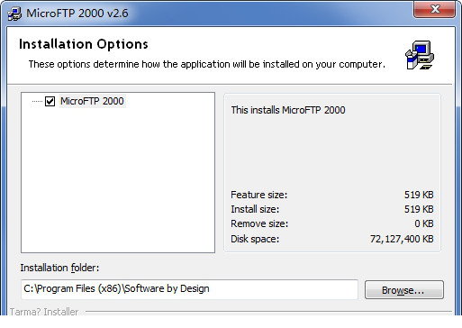MicroFTP 2000免费版