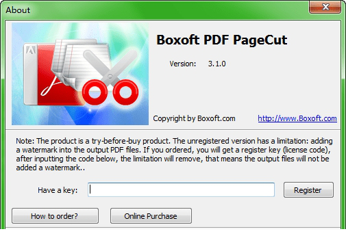 Boxoft PDF PageCut免费版