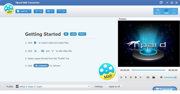 Tipard MXF Converter破解版下载