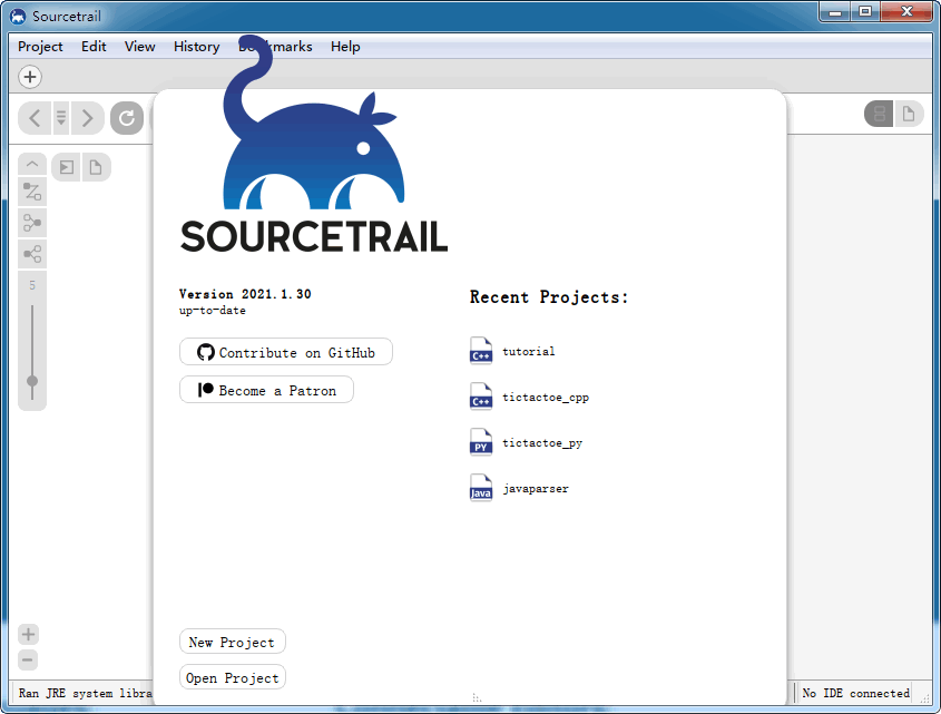 Sourcetrail源码阅读器