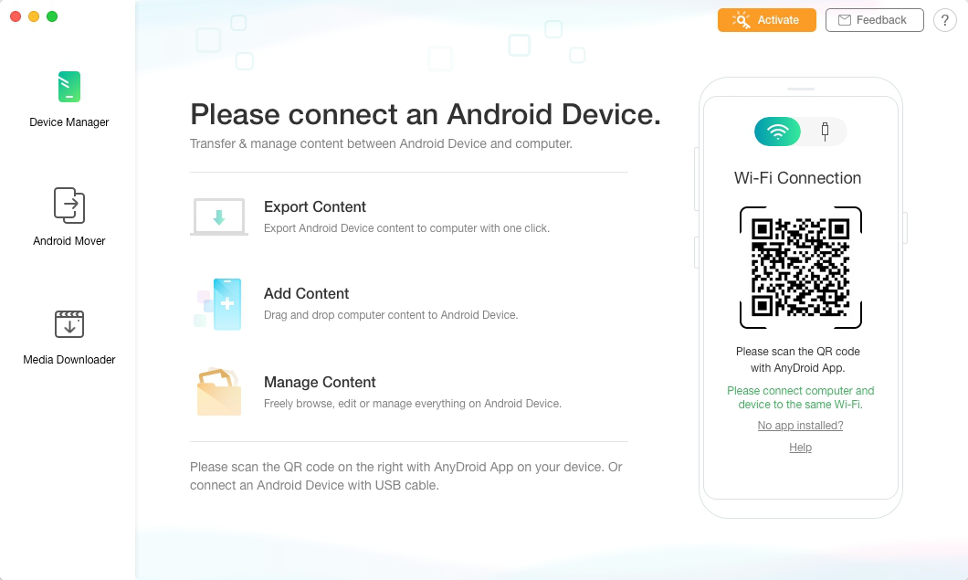 AnyDroid安卓设备助手安装