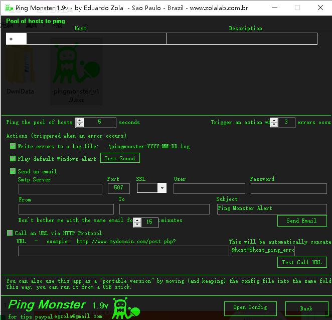 Ping Monster(ping监控器)安装
