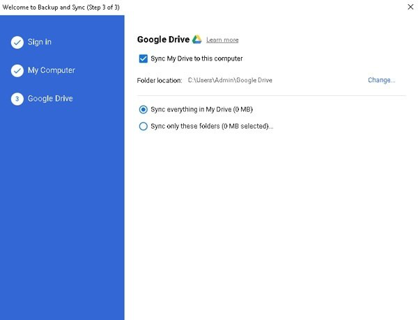 Google Backup and Sync免费版下载