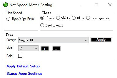 Net Speed Meter安装