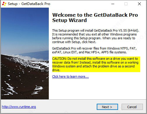 Runtime GetDataBack Pro高效数据恢复工具
