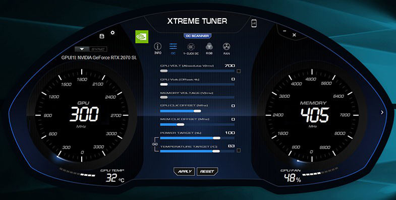 影驰魔盘XtremeTuner显卡超频经常用的软件安装