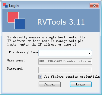 vSphere免费管理工具RVtools