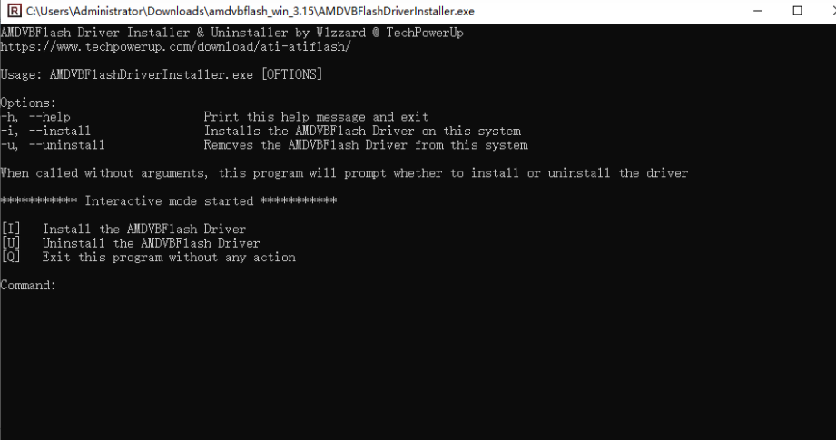 AMD VBFlash / ATI ATIFlash显卡刷BIOS