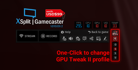 ASUS Tweak II 32位显卡监控调整经常用的软件