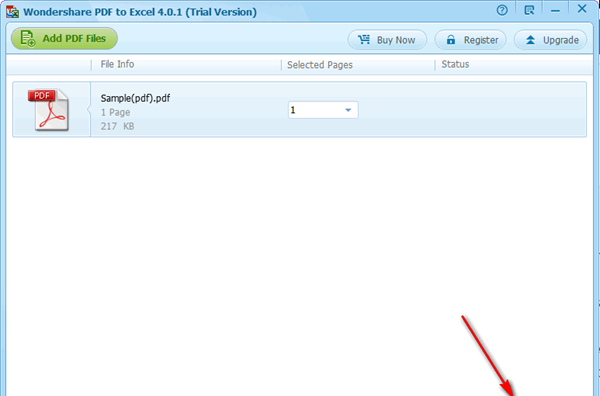 wondershare pdf to excel(pdf转excel转换器)