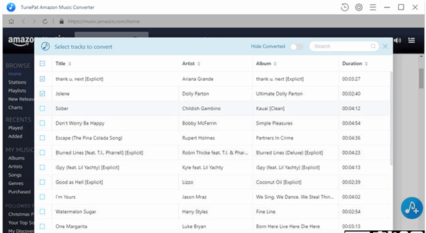 TunePat Amazon Music Converter(亚马逊音乐转换器)