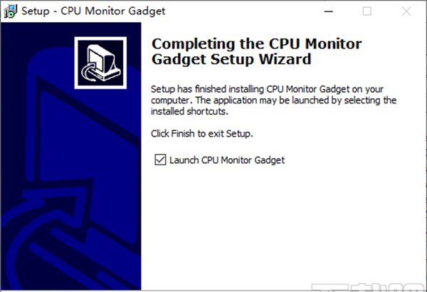 CPU Monitor Gadget(CPU监视器)
