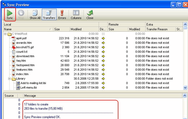BatchSync FTP(FTP同步软件)