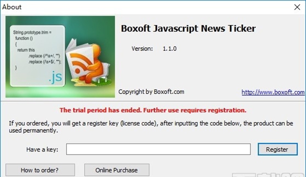 Boxoft JavaScript NewsTicker(新闻编辑工具)