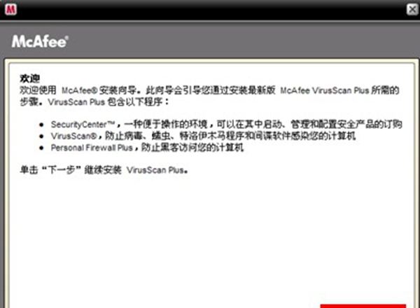 Mcafee2009简体中文版