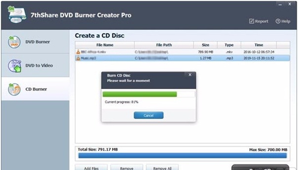 7thShare DVD Burner Creator Pro(DVD刻录软件)