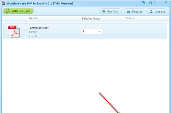 wondershare pdf to excel(pdf转excel转换器)