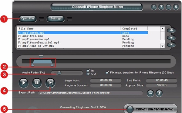 iPhone Ringtone Maker(iPhone铃声制作工具)