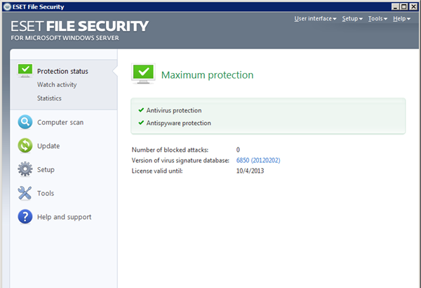 ESET File Security6.0.12032.3 中文版