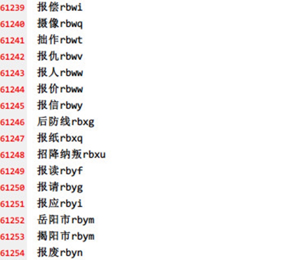 极品五笔十万条五笔词组官方版
