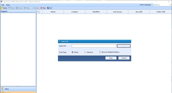 SysTools VHDX Viewer Pro(VHDX文件查看器)