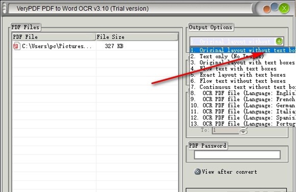 VeryPDF PDF to Word OCR Converter(PDF转Word软件)