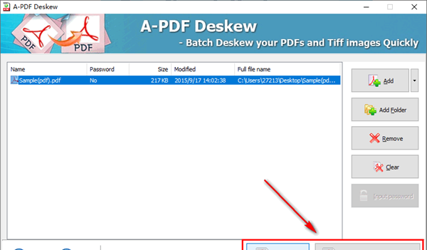 A-PDF Deskew(扫描图像倾斜校正软件)