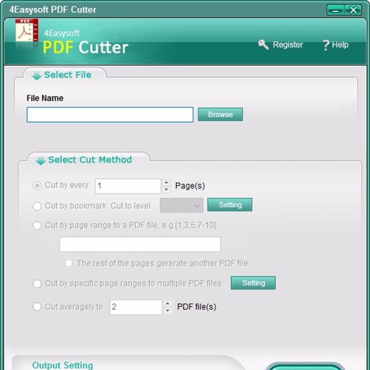 4Easysoft PDF Cutter(PDF分割软件)