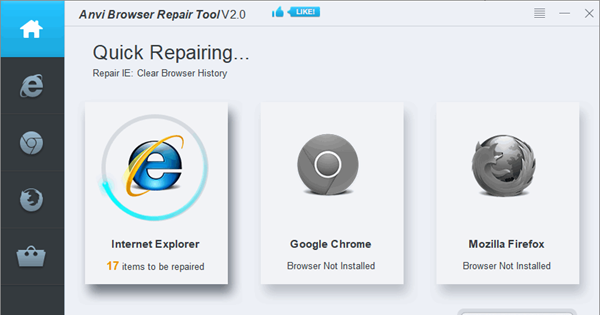 Anvi Browser Repair Tool(浏览器修复工具)