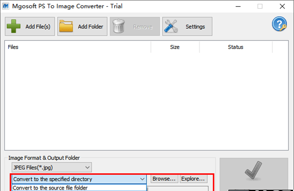 Mgosoft PS To Image Converter(ps转图片软件)