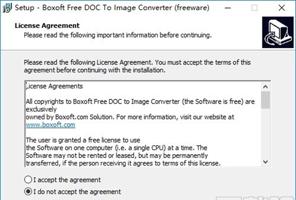 Boxoft Free DOC to Image Converter(doc转图片)