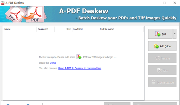 A-PDF Deskew(扫描图像倾斜校正软件)