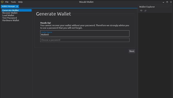 Wasabi Wallet(比特币钱包)