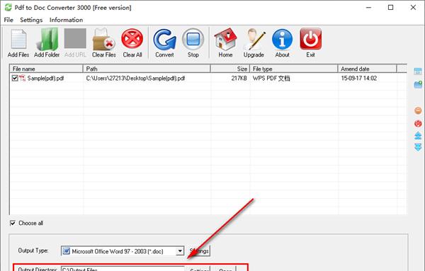 Pdf to Doc Converter 3000(PDF转Doc转换器)