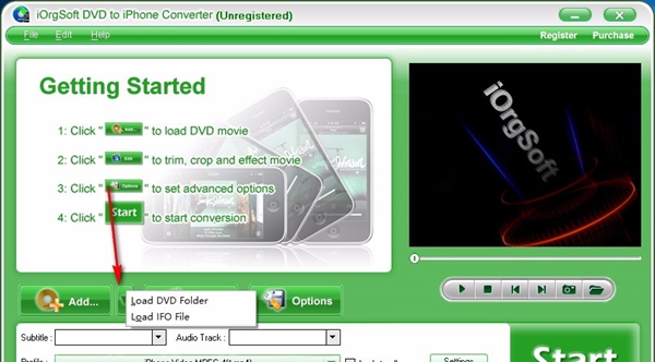 iOrgSoft DVD to iPhone Converter(DVD转iPhone转换器)