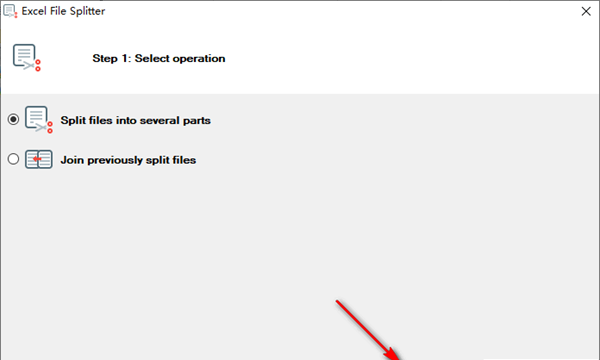Excel File Splitter(Excel文件分割器)