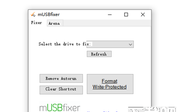 mUSBfixer(U盘病毒格式化工具)