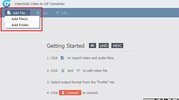 VideoSolo video to GIF Converter(视频格式转换器)