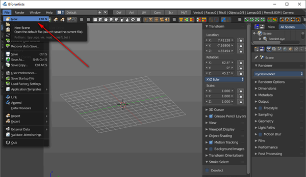 Bforartists(3D模型编辑器)