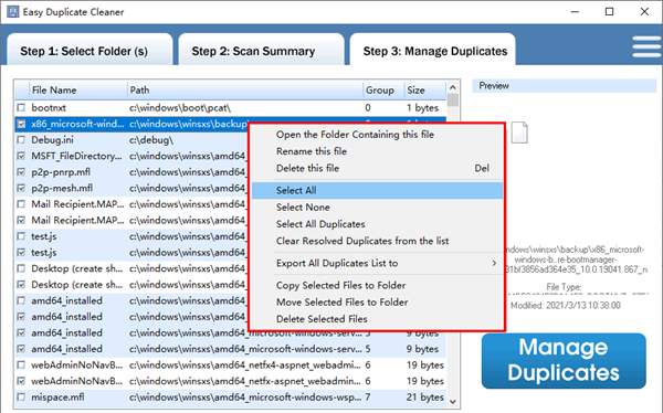 Easy Duplicate Cleaner(重复文件管理软件)